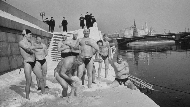 Какой была зимняя Москва 56 лет назад