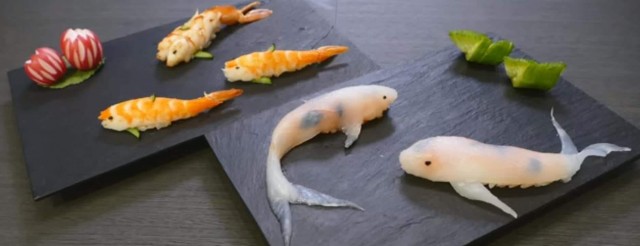 Как легко приготовить суши, похожие на живых рыбок