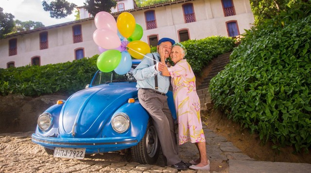 Бразильская пара празднует 69 лет любви!