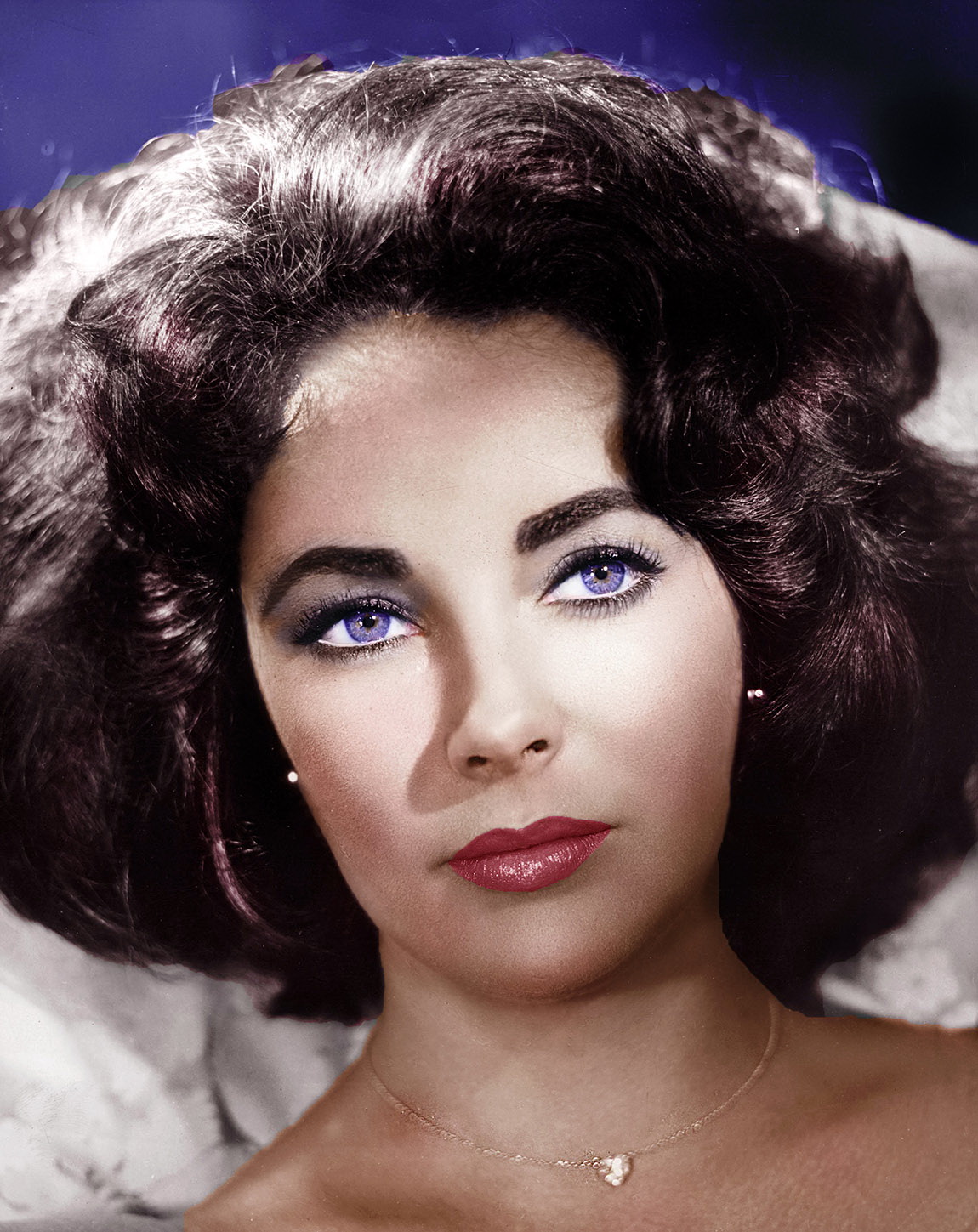 Elizabeth Taylor Purple Eyes