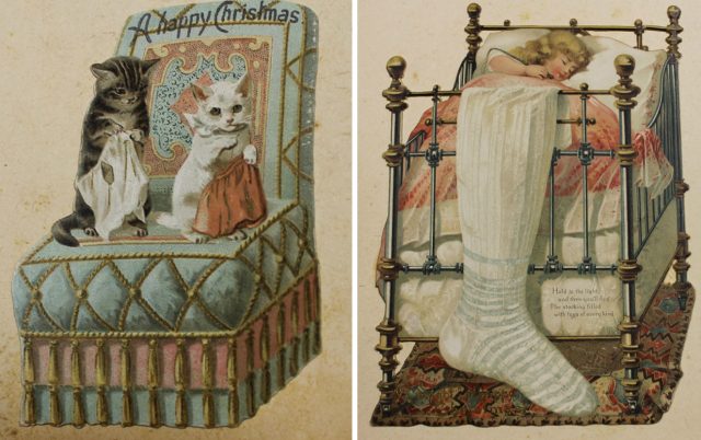Старые рождественские открытки: ТОП-20 винтажных поздравлений Викторианской эпохи