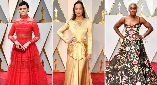 Шелестим шелками, атласом, парчами! Самые странные наряды премии “Оскар-2017”