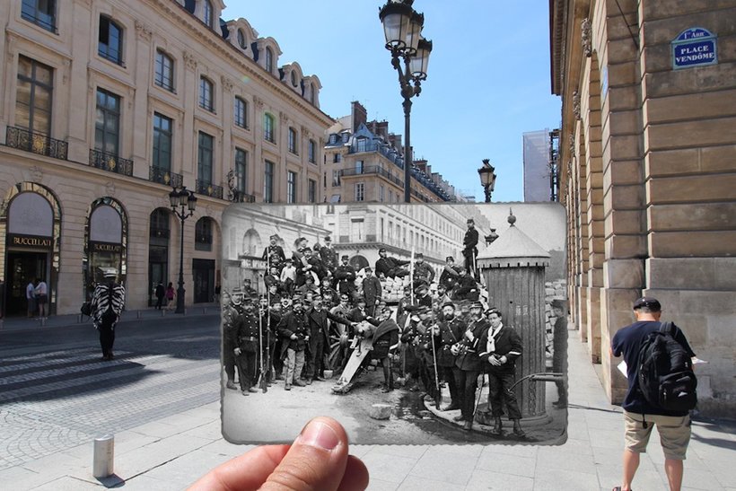 Что такое 100 лет? 20 самых ностальгических фото о том, как изменился Париж за столетие! :)