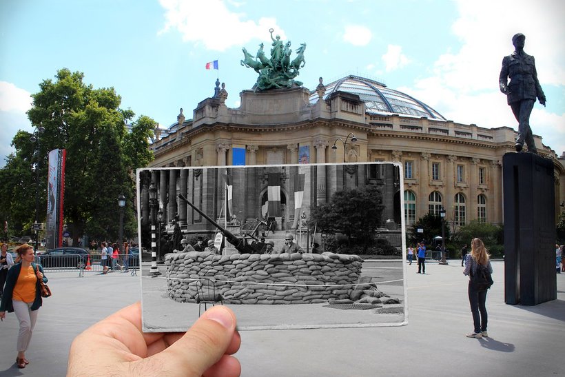 Что такое 100 лет? 20 самых ностальгических фото о том, как изменился Париж за столетие! :) рис 18