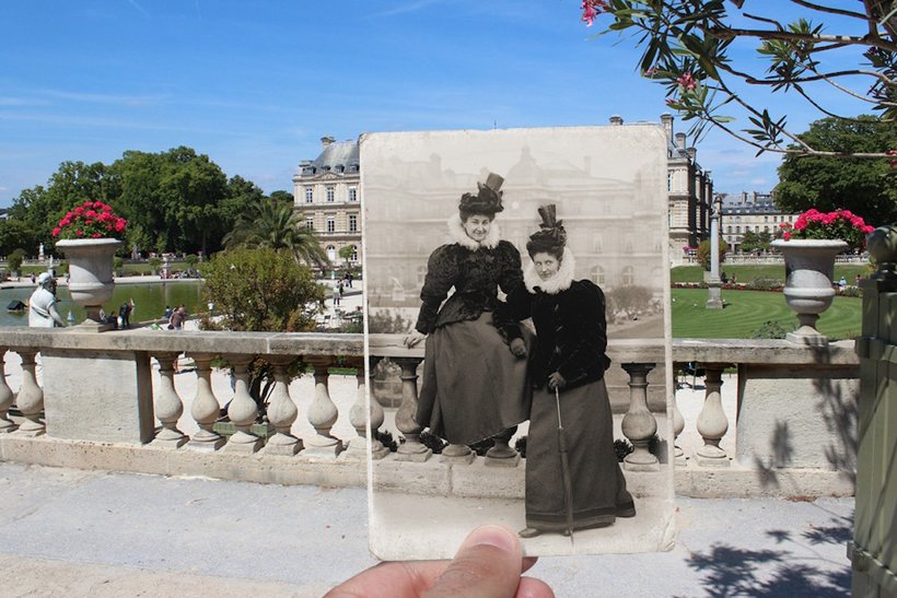 Что такое 100 лет? 20 самых ностальгических фото о том, как изменился Париж за столетие! :) рис 4