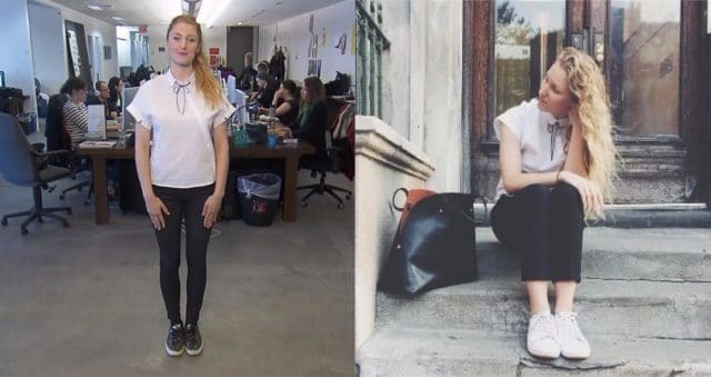 Против правил: девушка 3 года ходит на работу в одной и той же одежде! Вы удивитесь, почему…