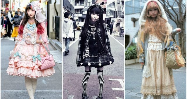 Мода в виде субкультуры! 6 самых неординарных стилей одежды японской молодежи