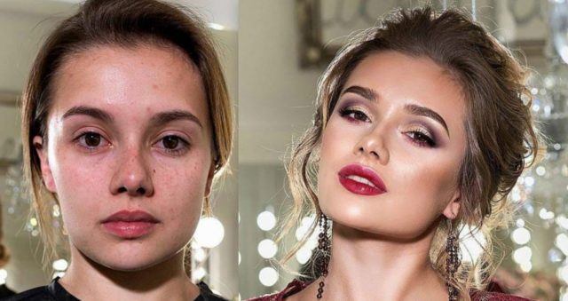 До и после: 18 наглядных примеров того, как самый обыкновенный макияж меняет женщин!