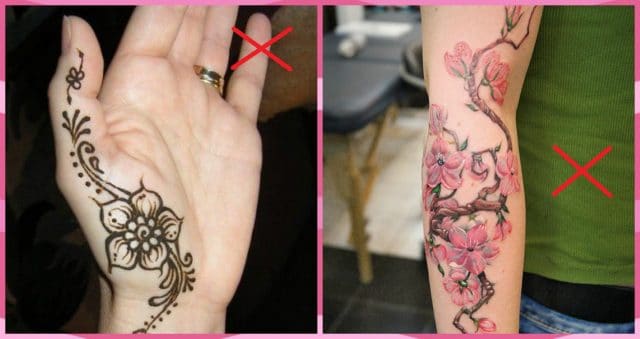 5 участков тела, на которые лучше не наносить татуировку: только НЕ КЛЮЧИЦЫ?!
