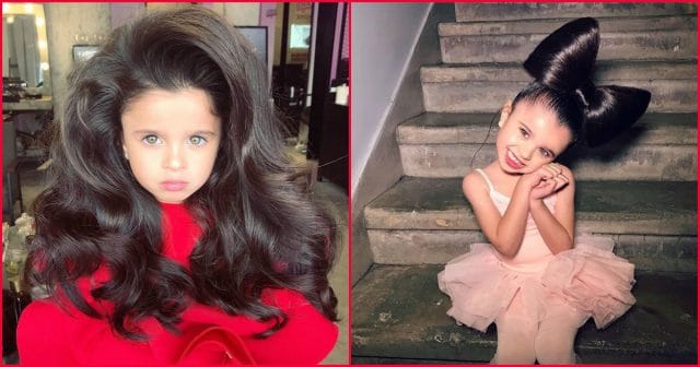 5-летняя девочка c шикарными волосами стала настоящей звездой Instagram!