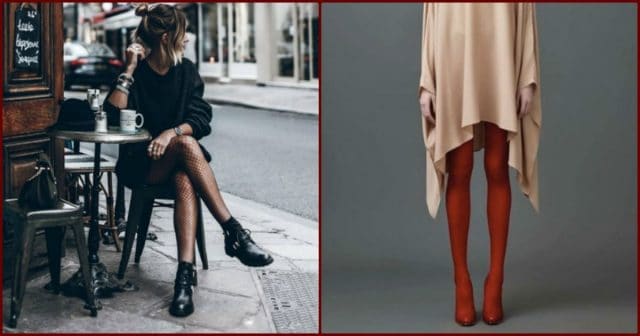 Как сочетать КОЛГОТКИ с одеждой и обувью: советы стилистов
