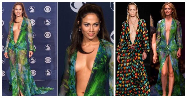Воссоздание “голого” платья Джей Ло: новый показ мод Versace в Нью-Йорке