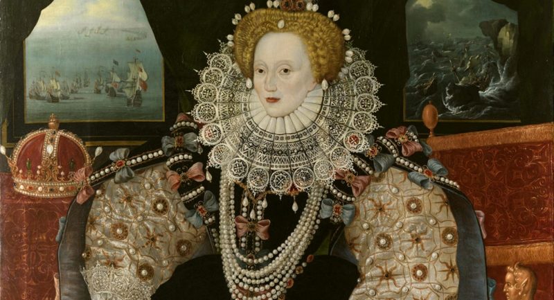 королева Англии Елизавета I - портрет