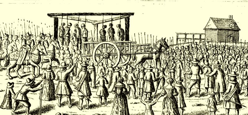 казнь бродяг в Англии при Елизавете I