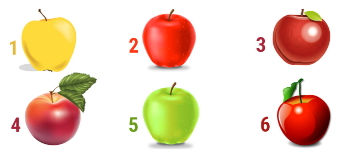 тест с яблоками