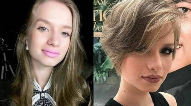 Как новая причёска изменила внешность девушек: до и после