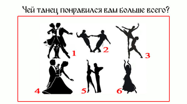 Выберите танцующую пару и узнайте, какие вам нужны отношения